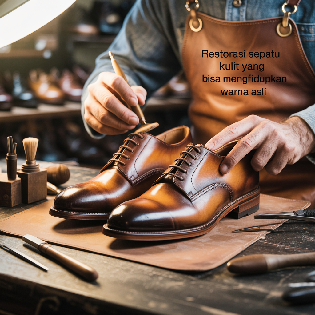 Restorasi Sepatu Kulit yang Bisa Menghidupkan Warna Asli