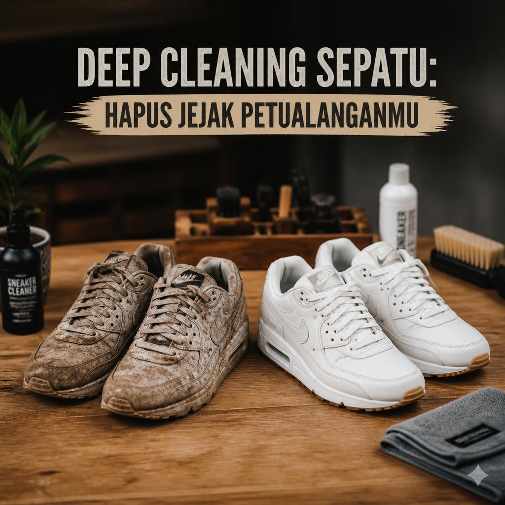 Bukan Sekadar Cuci! Deep Cleaning Sepatu Ini Bisa Menghapus “Jejak Petualangan” Kamu