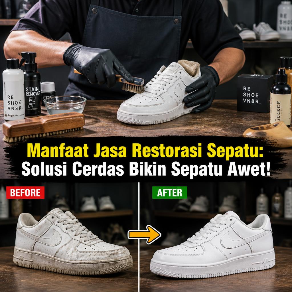 Manfaat Jasa Restorasi Sepatu: Solusi Cerdas Bikin Sepatu Awet!
