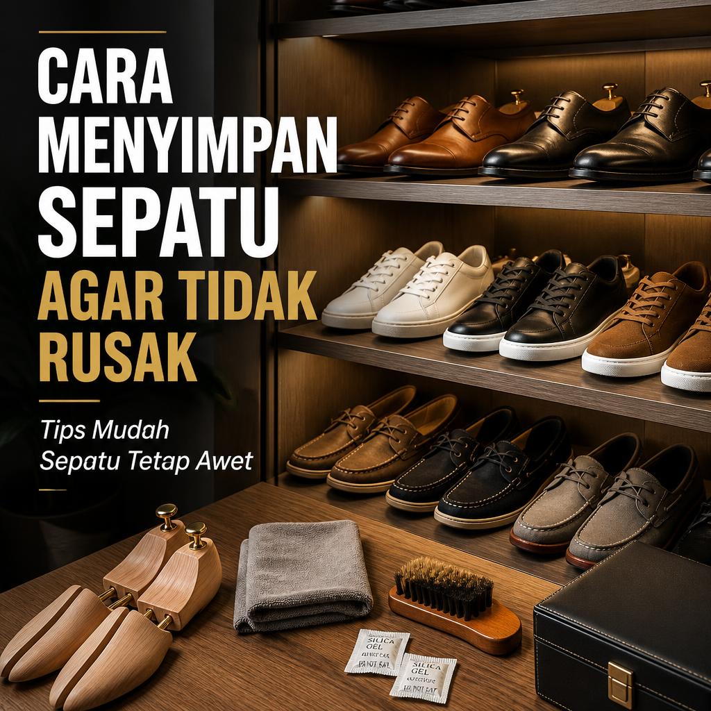 Cara Menyimpan Sepatu Agar Tidak Rusak dan Tetap Awet