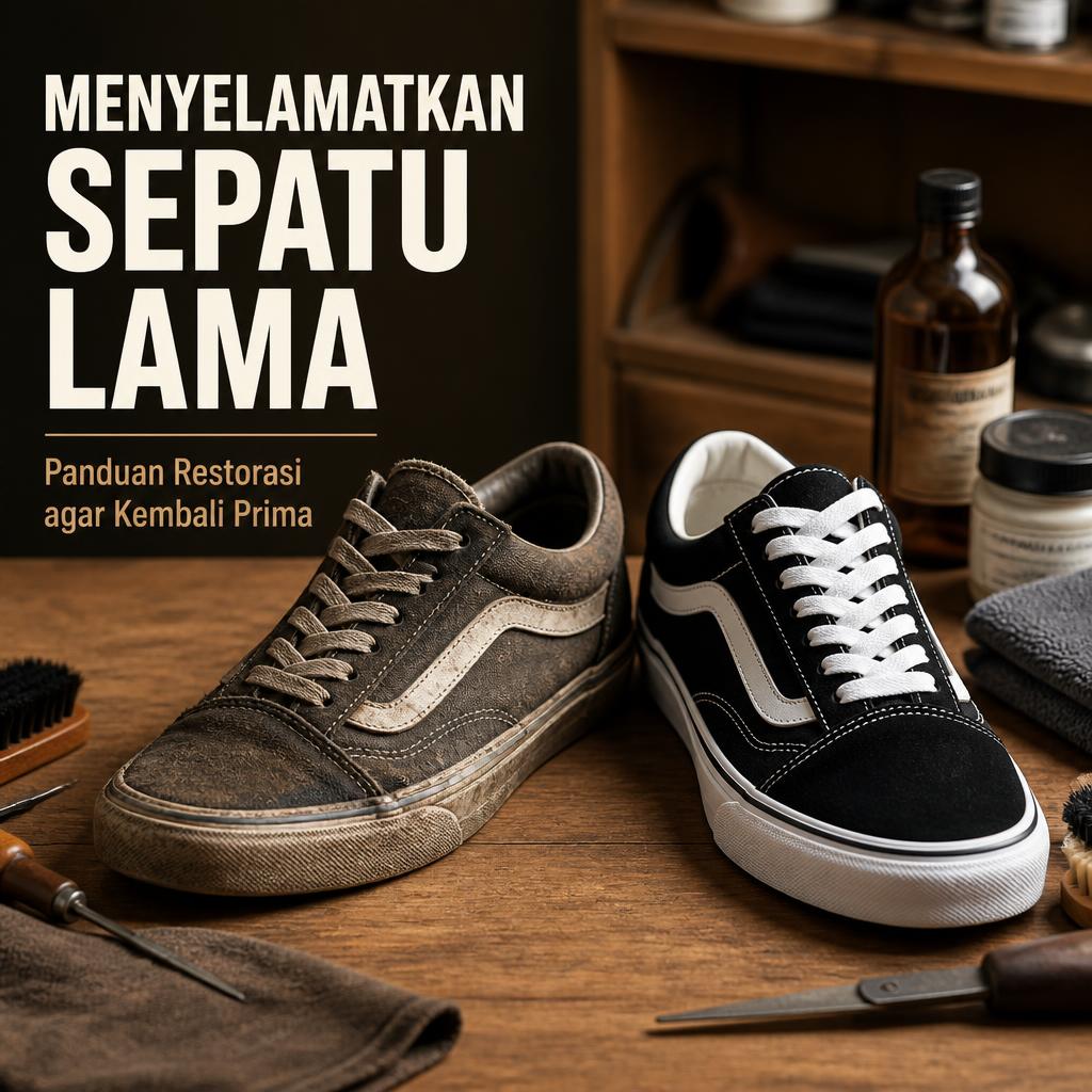 Menyelamatkan Sepatu Lama: Panduan Restorasi agar Kembali Prima